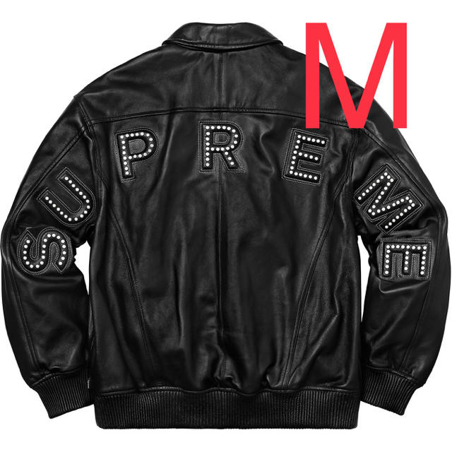 Mサイズ Supreme 18SS Studded Arc Leather