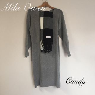 ミラオーウェン(Mila Owen)の3月末までお値下げ中 / Mila Owen ニットワンピース(ひざ丈ワンピース)