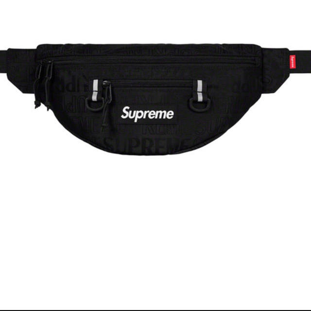 supreme ウエストバック 黒メンズ