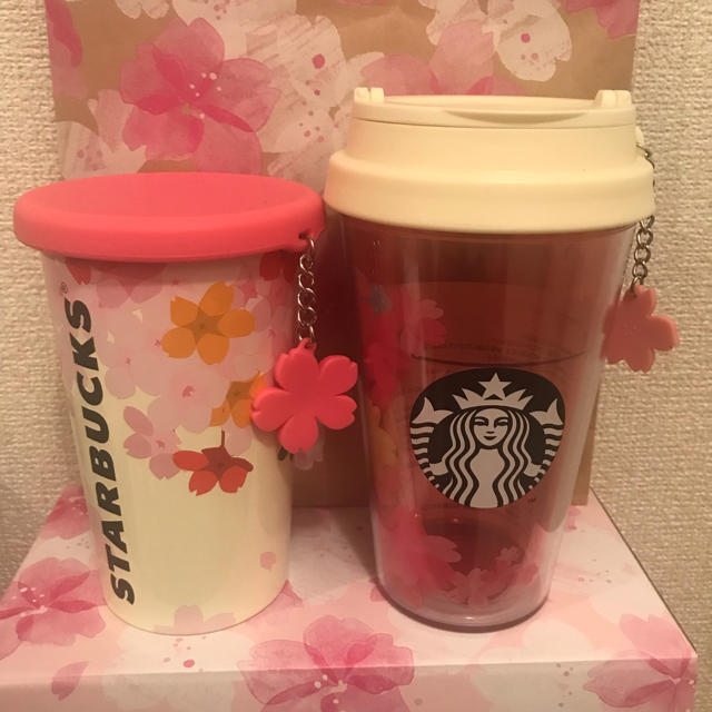 スターバックス SAKURA 2019 チャーム付きカップ チャーム付タンブラー