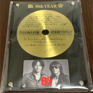 B’z 30周年 記念盾(ミュージシャン)