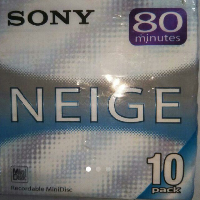 SONY MD ミニディスク
８０分 10PACK NEIGE