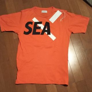 サタデーズサーフニューヨークシティー(SATURDAYS SURF NYC)のwind and sea Tシャツ S オレンジ(Tシャツ/カットソー(半袖/袖なし))