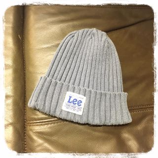 リー(Lee)の♡美品♡Lee♡ニット帽♡グレー♡(ニット帽/ビーニー)