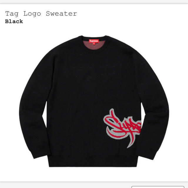 2021特集 Supreme - sweater logo tag ニット/セーター
