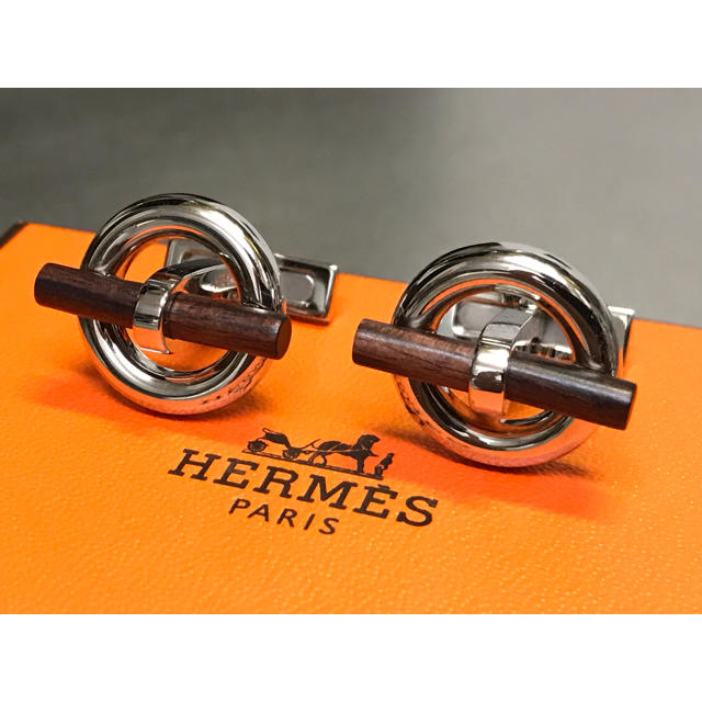 エルメス カフス カフスボタン HERMES シェーヌダンクル カフリンクス-