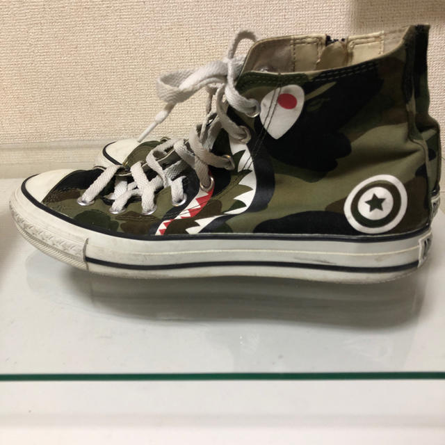 A BATHING APE(アベイシングエイプ)のbape shark converse shoes メンズの靴/シューズ(スニーカー)の商品写真