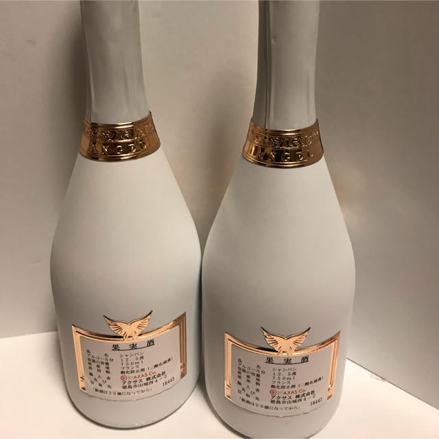 【ギフト】 ラスト1セット！エンジェルシャンパン ロゼ ホワイト 2本セット！ シャンパン/スパークリングワイン