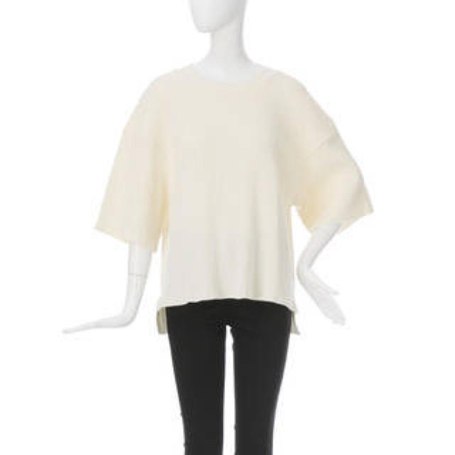 MURUA(ムルーア)のMURUA ワッフルルーズTシャツ ホワイト レディースのトップス(カットソー(半袖/袖なし))の商品写真