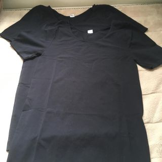 新品 QVC Tシャツ インナー 二枚セット(Tシャツ(半袖/袖なし))