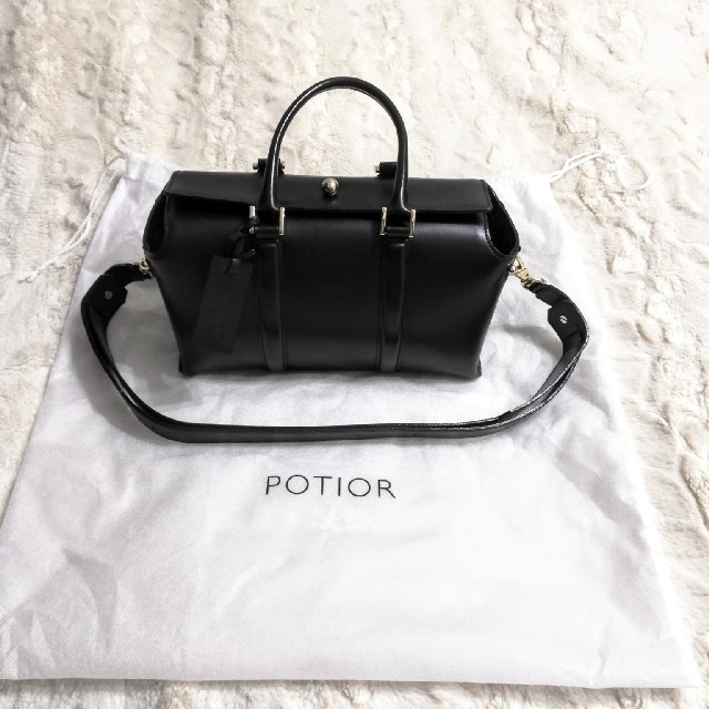 美品⭐︎potior ショルダーバッグ　ブラック