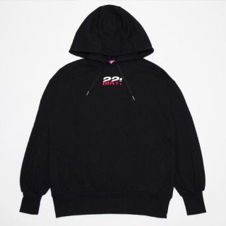 エーケービーフォーティーエイト(AKB48)の22Market Line Hoodie ブラック L(トレーナー/スウェット)