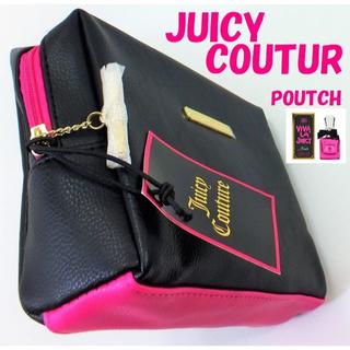ジューシークチュール(Juicy Couture)のジューシークチュール 「ビバラノワール」ポーチ黒×ピンク新品未使用  3,800(ポーチ)