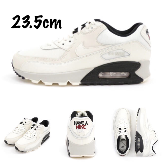 エアマックス90 WMNS AIR MAX90 SE アイボリー 23.5 売れ筋がひ