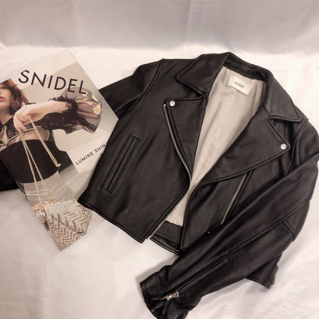 レザーライダース ライダース ジャケット SNIDEL 革ジャン