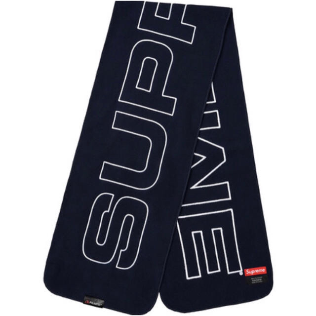 supreme 17AW Polartec Logo  シュプリーム マフラー