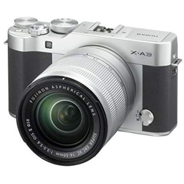 ミラーレス一眼FUJIFILM X-A3 16-50mmOIS Ⅱセット展示品シルバー保証有