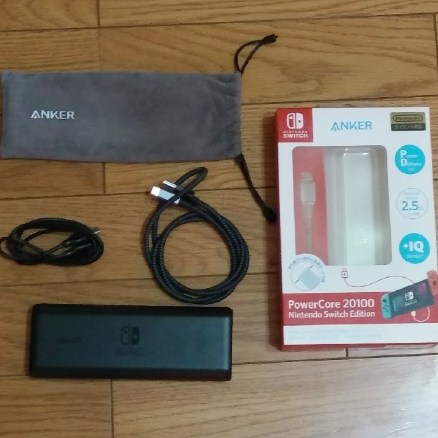 Nintendo Switch(ニンテンドースイッチ)のアンカー PowerCore 20100 ニンテンドーエディション スマホ/家電/カメラのスマートフォン/携帯電話(バッテリー/充電器)の商品写真