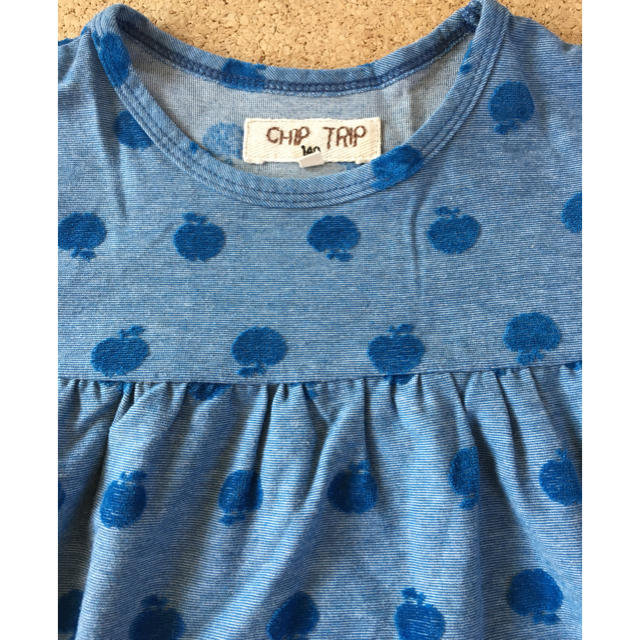 CHIP TRIP(チップトリップ)のCHIP TRIP チップトリップ カットソー  140 キッズ/ベビー/マタニティのキッズ服女の子用(90cm~)(Tシャツ/カットソー)の商品写真