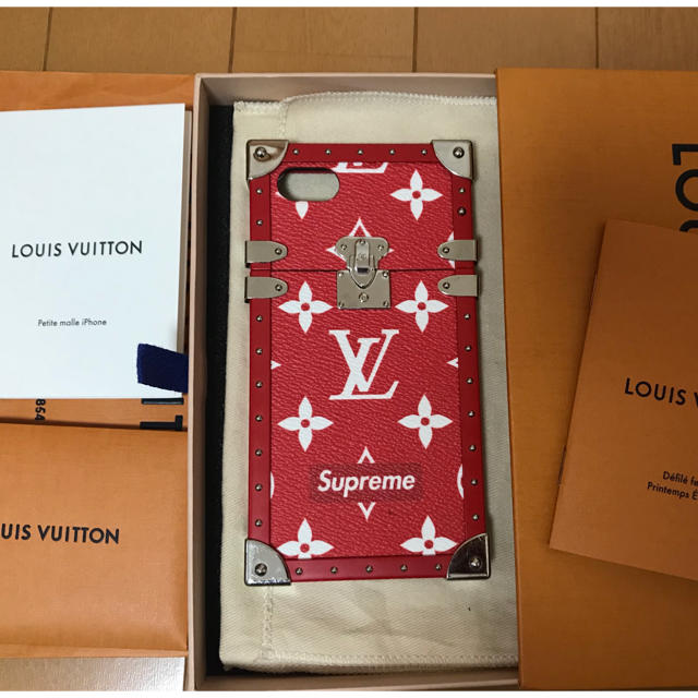ファッションなデザイン Supreme - supreme LOUIS VUITTON iphone