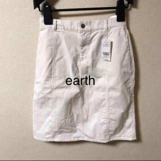 アースミュージックアンドエコロジー(earth music & ecology)の☘R226☘ 新品 earth コーデュロイ タイトスカート L(ロングスカート)