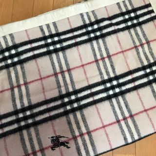 バーバリー(BURBERRY)のバーバリー  wool100% 毛布 未使用品(毛布)