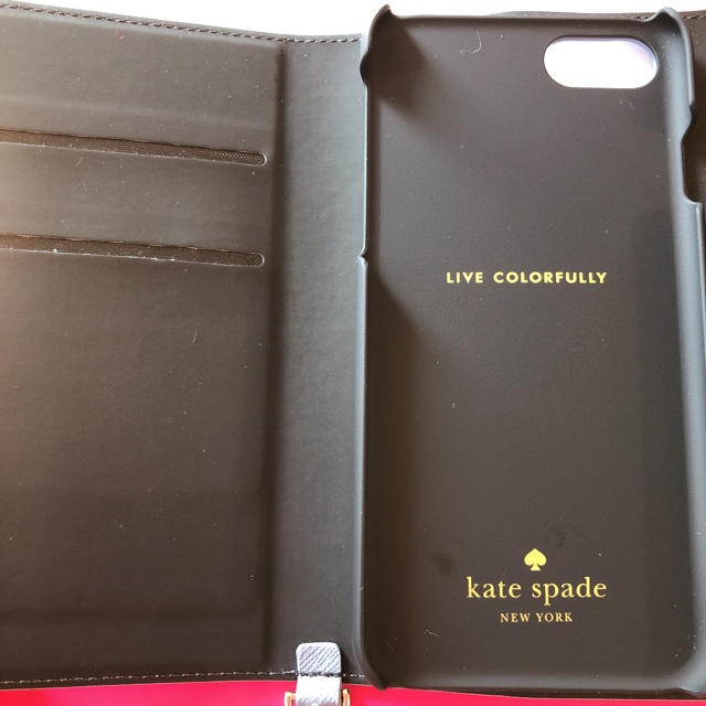 kate spade iphoneケース  iphone7/8用 手帳タイプ