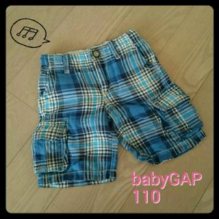 ベビーギャップ(babyGAP)のbabyGAP チェック短パン110(その他)