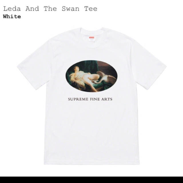 supreme leda and the swan tee 白 s