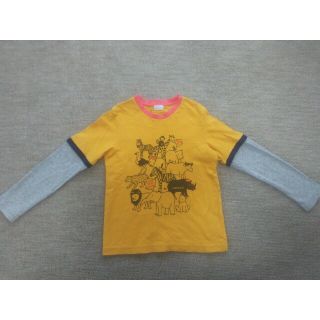 コンビミニ(Combi mini)のコンビミニ⭐重ね着風ロングTシャツ(Tシャツ/カットソー)