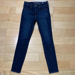 アメリカンイーグル(American Eagle)のアメリカンイーグル ハイウエストスキニーデニム size US00S N313(スキニーパンツ)