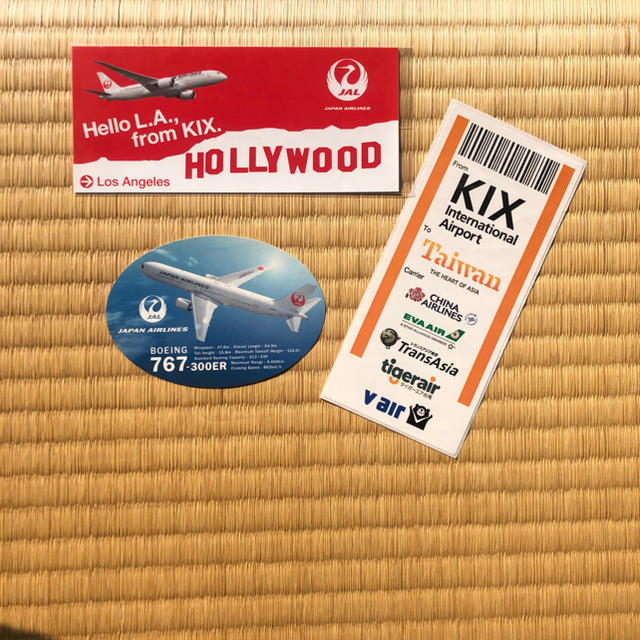 JAL(日本航空)(ジャル(ニホンコウクウ))の航空会社 ステッカー  エンタメ/ホビーのテーブルゲーム/ホビー(航空機)の商品写真