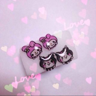 ☆マイメロ&クロミ風☆ピアス(ピアス)