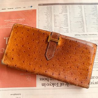 エルメス(Hermes)のオラフ様専用HERMES ベアン オーストリッチ(財布)