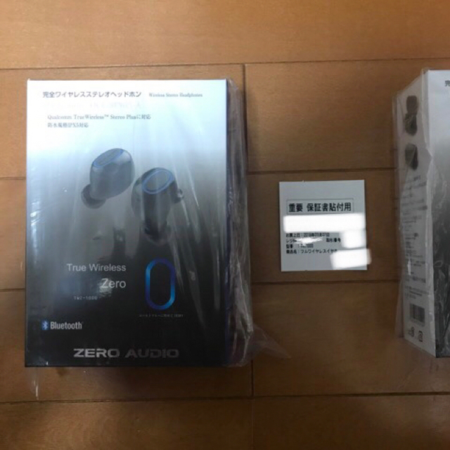 新品未開封 ZERO AUDIO TWZ-1000 フルワイヤレスイヤフォン②