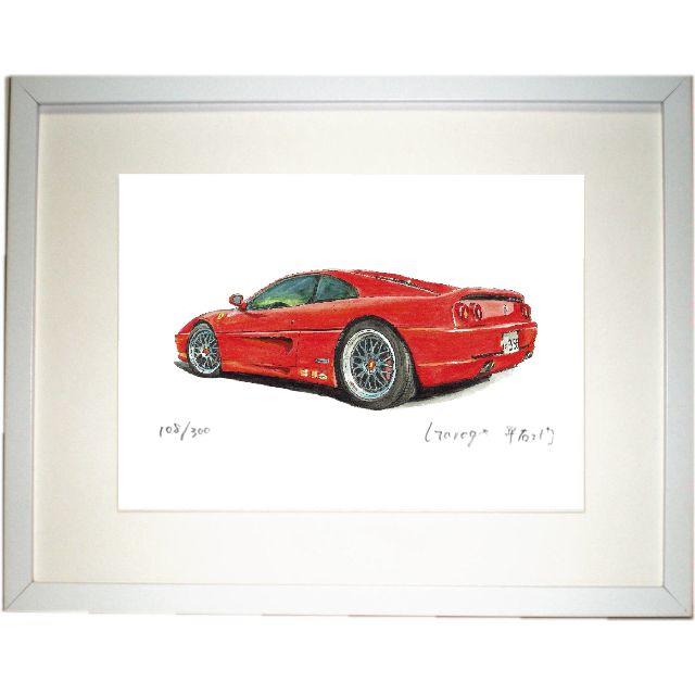 【超安い】 Ferrari - 直筆サイン額装 フェラーリF355限定版画 GC-1092 F1