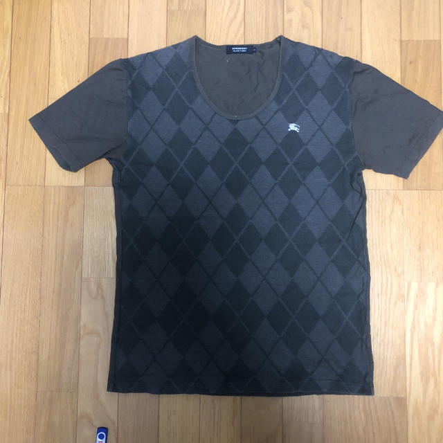 BURBERRY BLACK LABEL(バーバリーブラックレーベル)のBurberry Tシャツ アーガイル柄 バーバリー メンズのトップス(Tシャツ/カットソー(半袖/袖なし))の商品写真