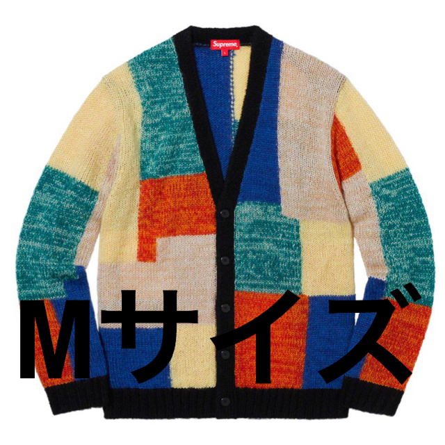 激安通販 Mサイズ Supreme Patchwork Mohair Cardigan -カーディガン