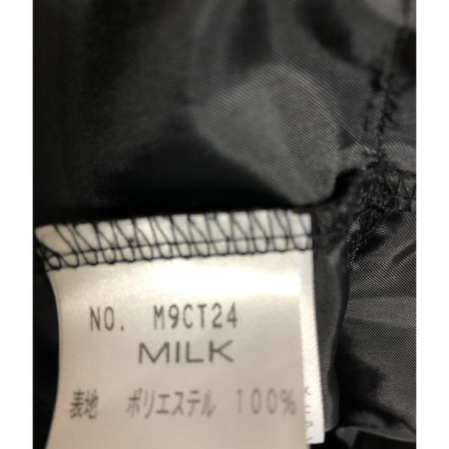 MILK(ミルク)のMILK スカート 黒  レディースのスカート(ミニスカート)の商品写真