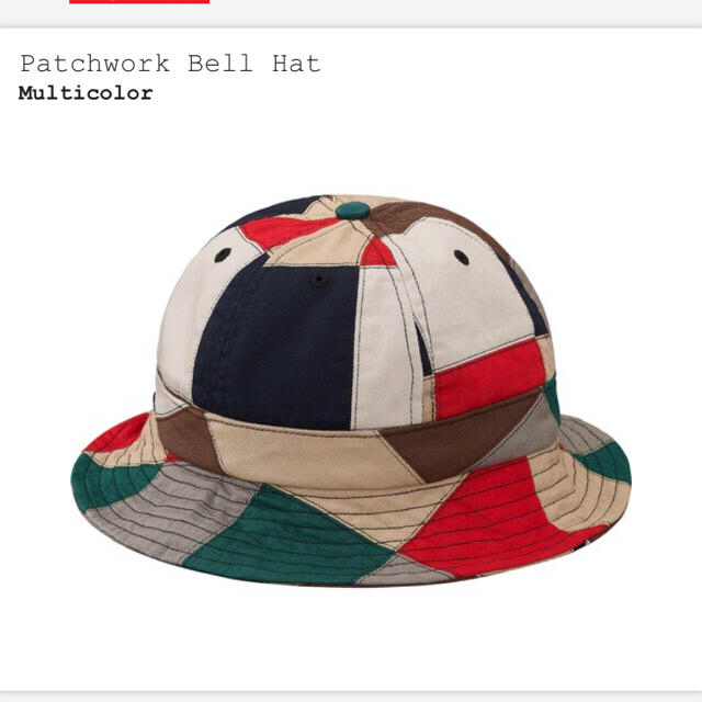 supreme patchwork bell hat