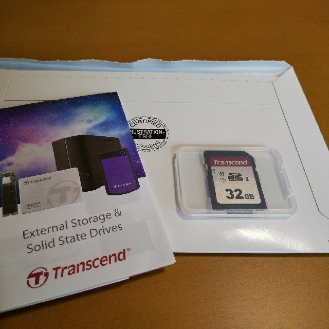 Transcend(トランセンド)のSDカード スマホ/家電/カメラのPC/タブレット(PC周辺機器)の商品写真