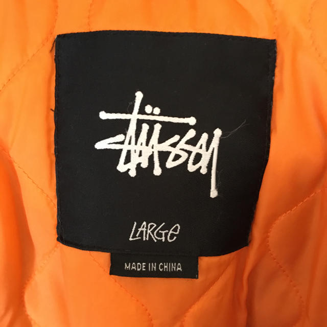 STUSSY(ステューシー)のstussy MA-1 Ｌサイズ(大きめXLくらい) メンズのジャケット/アウター(ミリタリージャケット)の商品写真