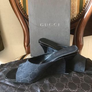 グッチ(Gucci)のグッチGG柄サンダル(サンダル)