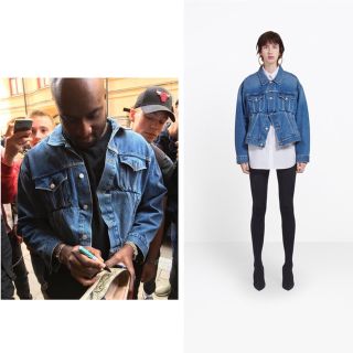 バレンシアガ(Balenciaga)のBALENCIAGA★swing denim jacket デニムジャケット34(Gジャン/デニムジャケット)