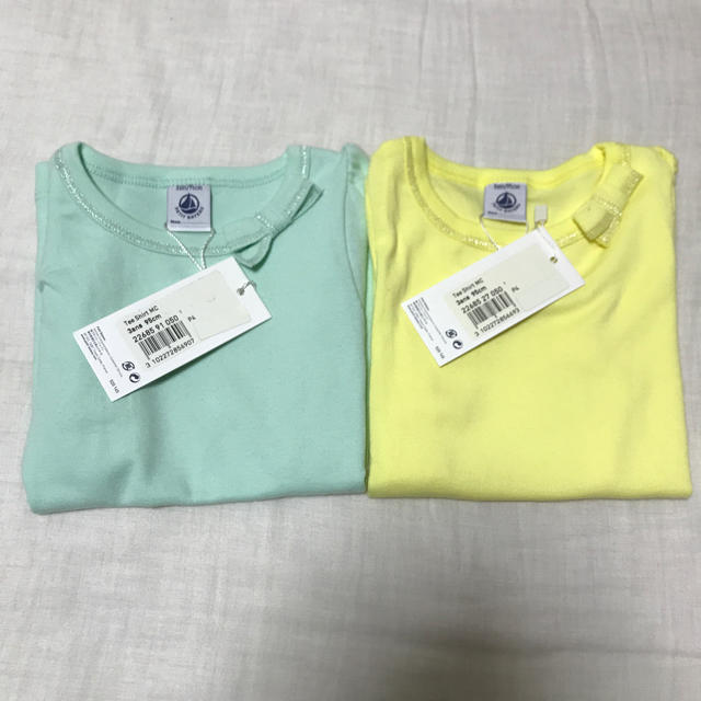 プチバトー 半袖Tシャツ 2枚セット