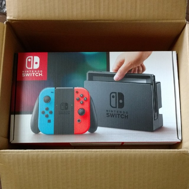 新品 ニンテンドースイッチ ネオンブルー＆ネオンレッド