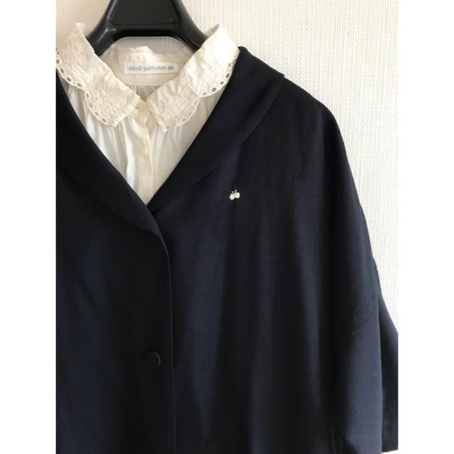 ミナペルホネン black羽織り36 manteau0 定価11万 薄手コート