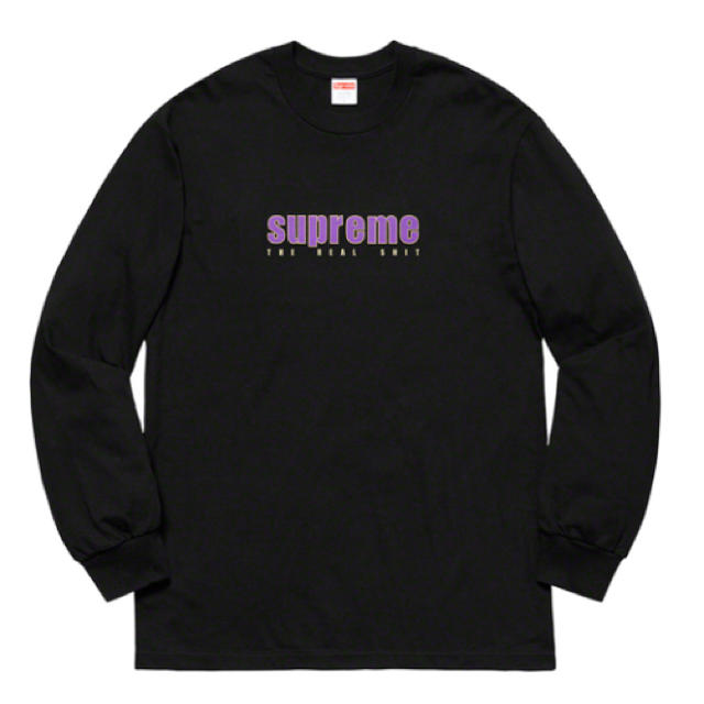 Supreme The Real shit L/S tee 黒 M