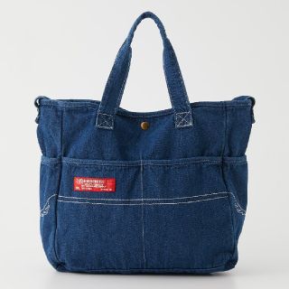 ロデオクラウンズワイドボウル(RODEO CROWNS WIDE BOWL)の新品ブルー PAINT WORKS 2WAY BAG 折り畳み郵送になります。(ショルダーバッグ)