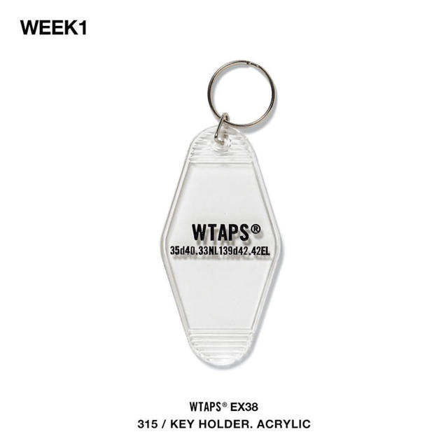 W)taps(ダブルタップス)のWtaps 315 / KEY HOLDER ACRYLIC キーホルダー メンズのファッション小物(キーホルダー)の商品写真